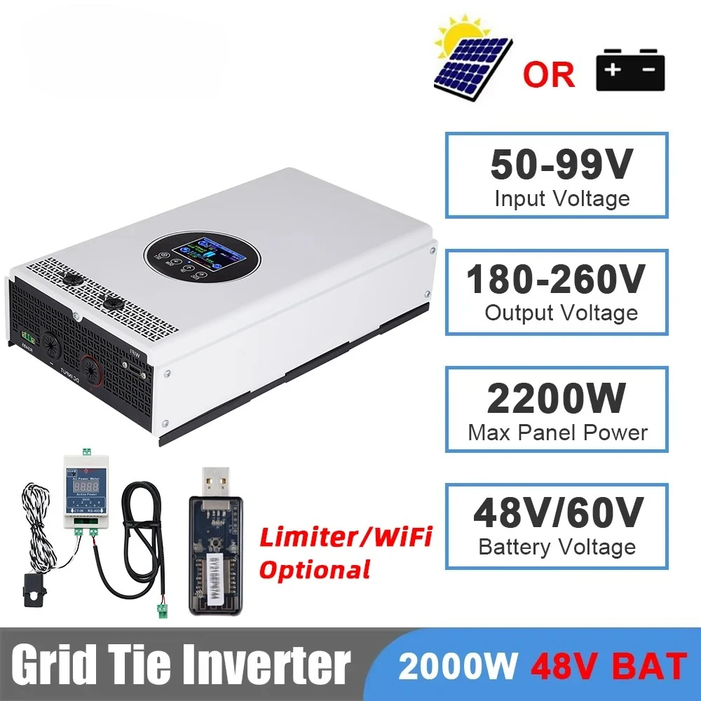 Grid Tie Inverter Limiter 2000W - Inversor de conexión a red de