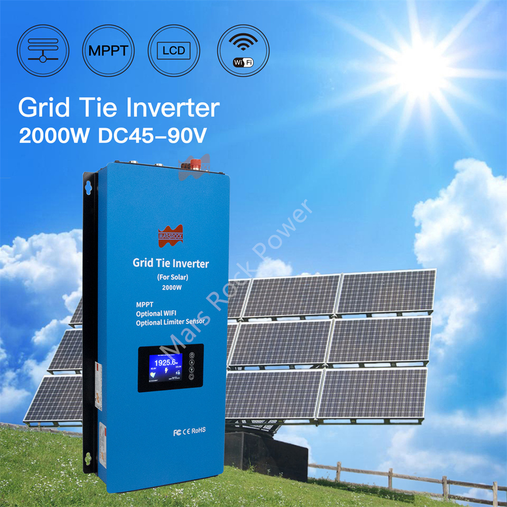 Grid Tie Inverter Limiter 2000W - Inversor Solar de Conexión a Red