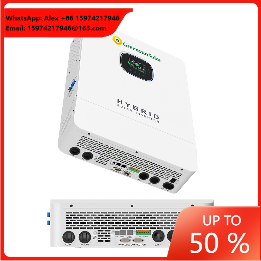 Hybrid Solar Inverter 5.5Kw Mppt 48V - Inversor Solar Híbrido MPPT US 120/240V,