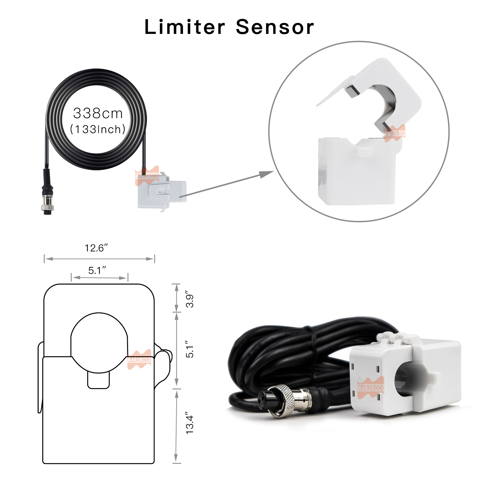 Cable de Sensor limitador de 2 - Grid Tie Inverter Limiter 2000W reseña y precio